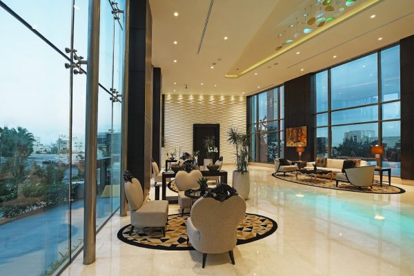 Lobby Area at Hilton Amman